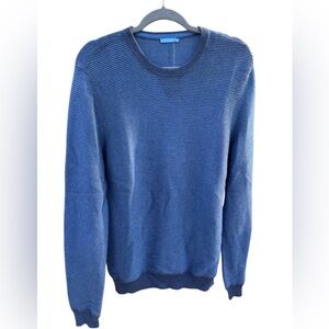 J. McLaughlin Men's Blue Crewneck Long Sleeve Sweater Size Small